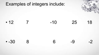 Lesson Comparing and arranging integers from least to greatest | PPTX