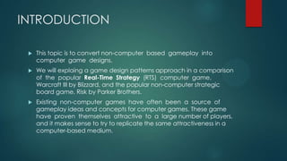Comparing computer and traditional games | PPTX