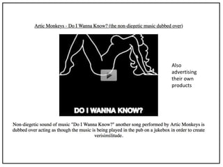 Also
advertising
their own
products
 