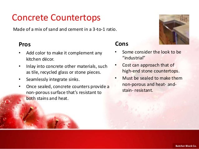 Comparing Countertops