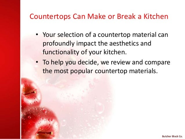 Comparing Countertops