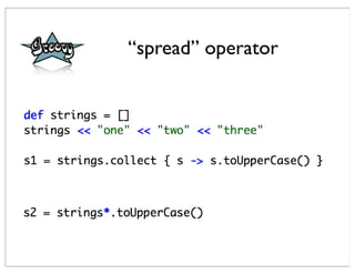 “spread” operator
 