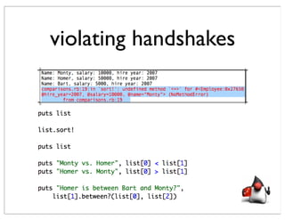 violating handshakes
 
