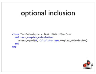 optional inclusion
 