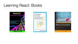 Learning React: Books
 