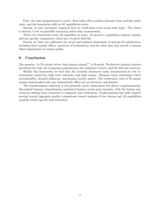 Comparing Human and AI Generated Outputs | PDF