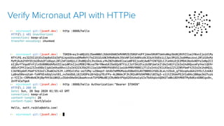 Verify Micronaut API with HTTPie
 