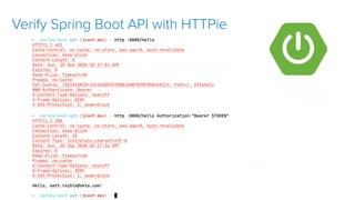 Verify Spring Boot API with HTTPie
 