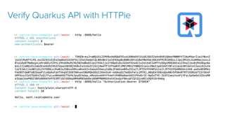 Verify Quarkus API with HTTPie
 