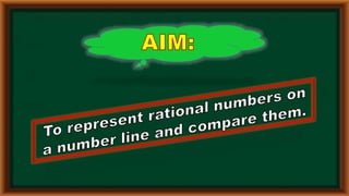 Comparing & ordering rational numbers | PPTX