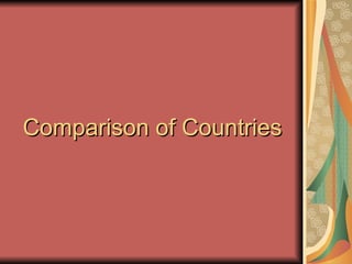 Comparison of Countries
 