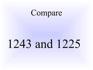 Compare 
1243 and 1225 
 