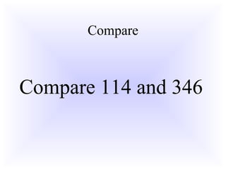 Comparing Numbers Reception Powerpoint Comparing powerpoint | PPT