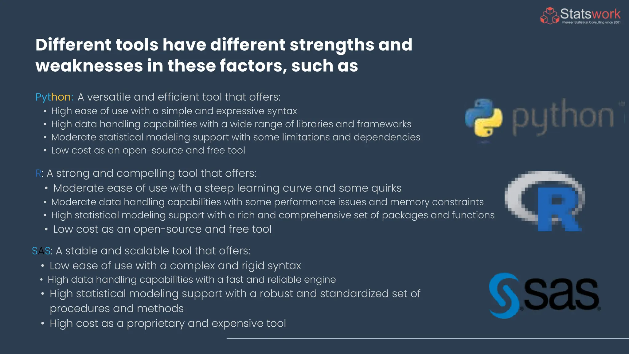 Comparing Python, R, and SAS Overcoming Training Data Set Challenges.pptx