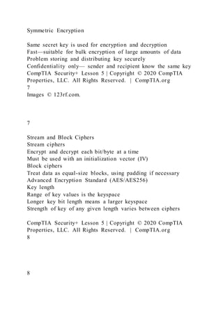 Comparing Security Roles and Security Controls Lesson 1 | DOCX