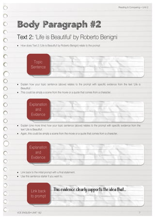 Comparing texts how to start your essay | PDF