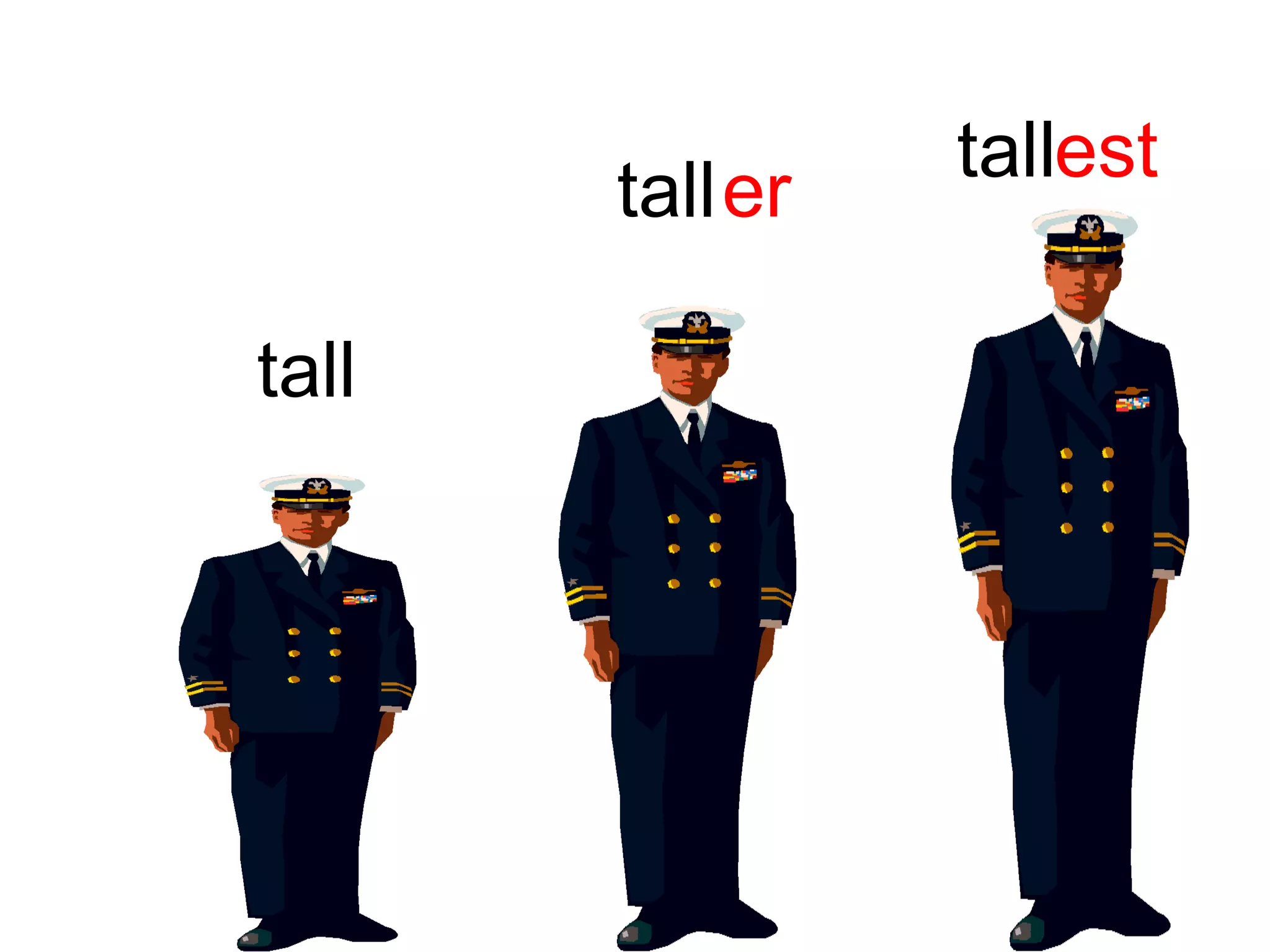 tall tall er tall est