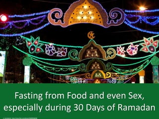 The Muslim calendar is made up of 12 lunar
months, each lasting between 29-30 days (or
354 days a year). For that reason, ...