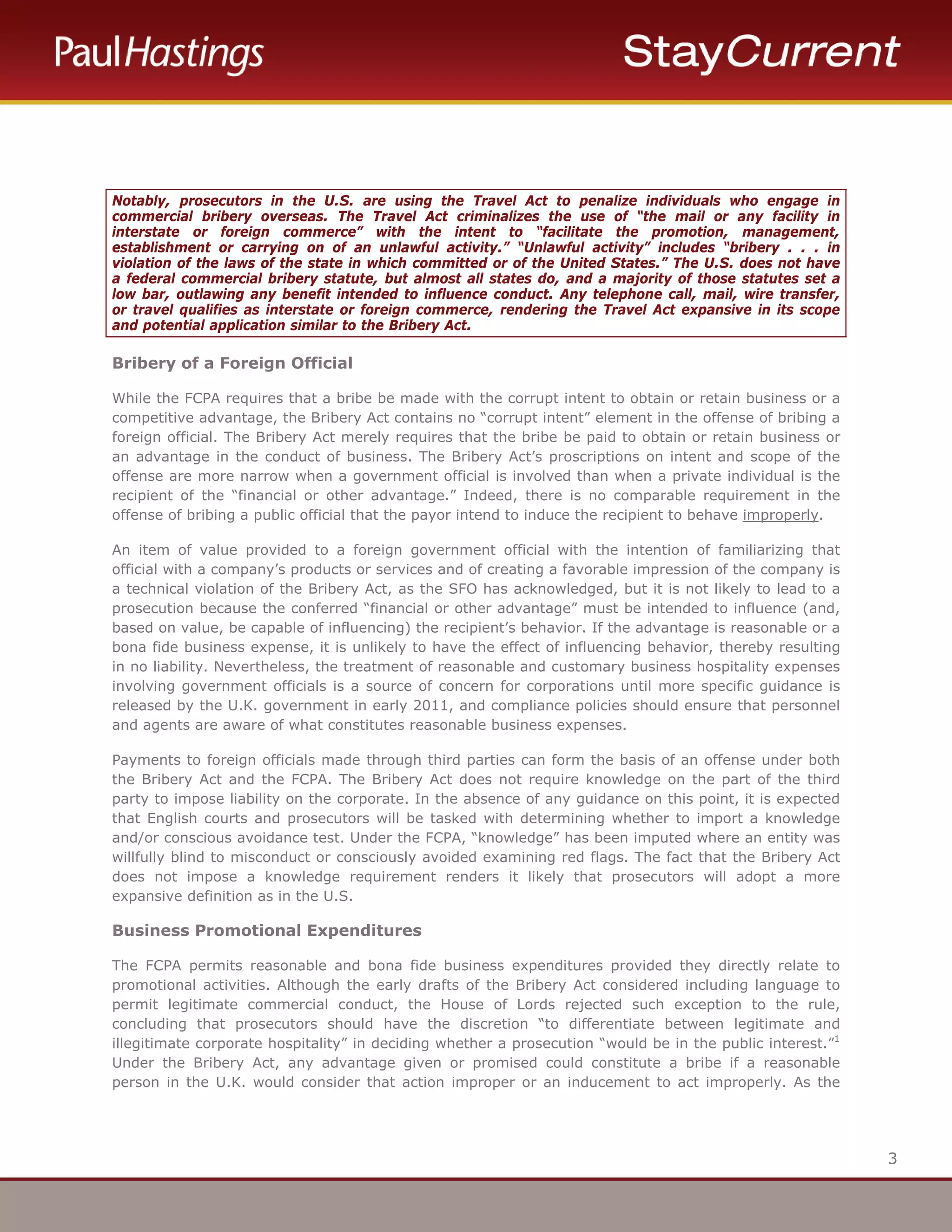 Comparision FCBA and UKBA | PDF