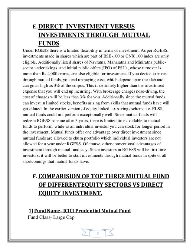 literature review of mutual fund investment