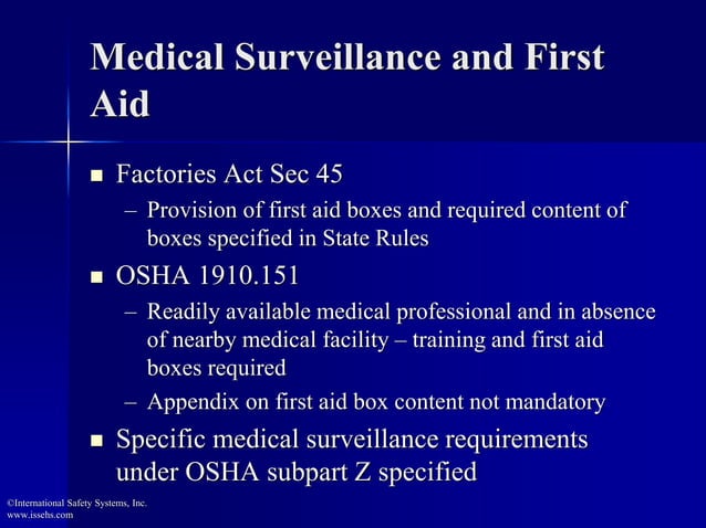 Comparison Of Us And India Health And Safety Regulations Pdf