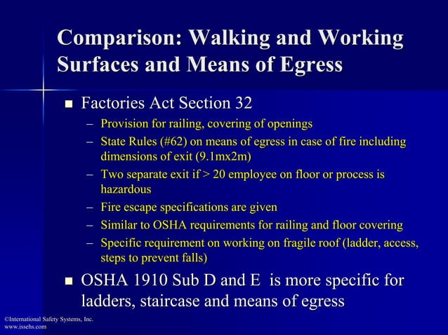 Comparison Of Us And India Health And Safety Regulations Pdf