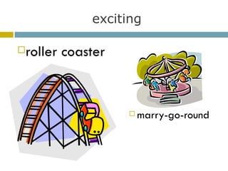 exciting roller coaster marry-go-round 