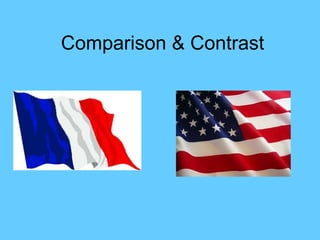 Comparison & Contrast

 