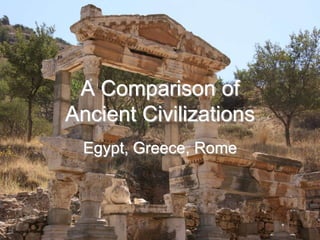 Реферат: A Comparison Of Ancient Rome And Pre