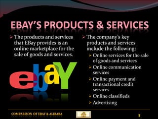 Comparison of eBay and Alibaba.com