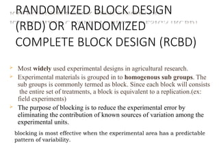Experimental research comparison about CRD, RCBD.pptx
