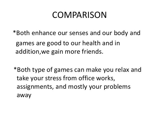 Essay about indoor and outdoor activities brainly picture