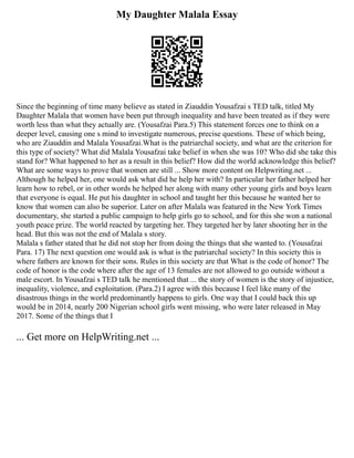 Comparison And Contrast Essay Examples Block Method. Overview | PDF