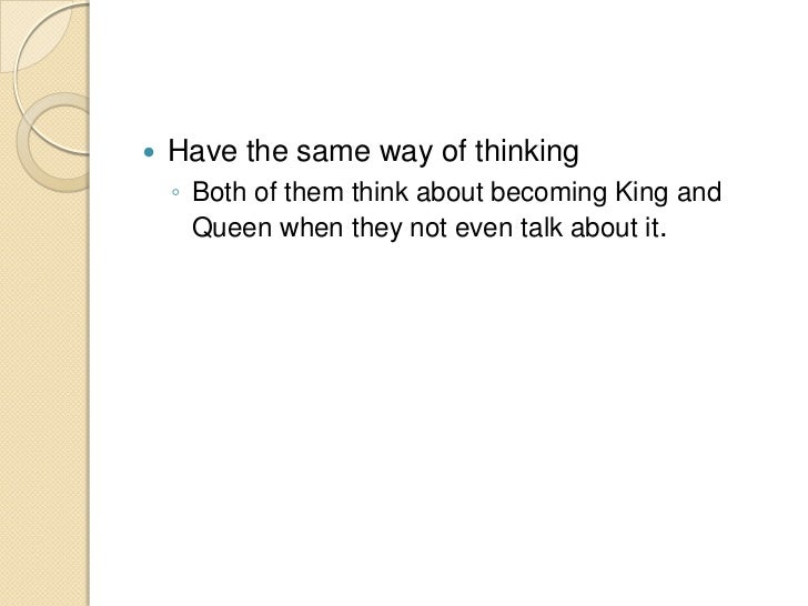 Compare contrast macbeth lady macbeth essay