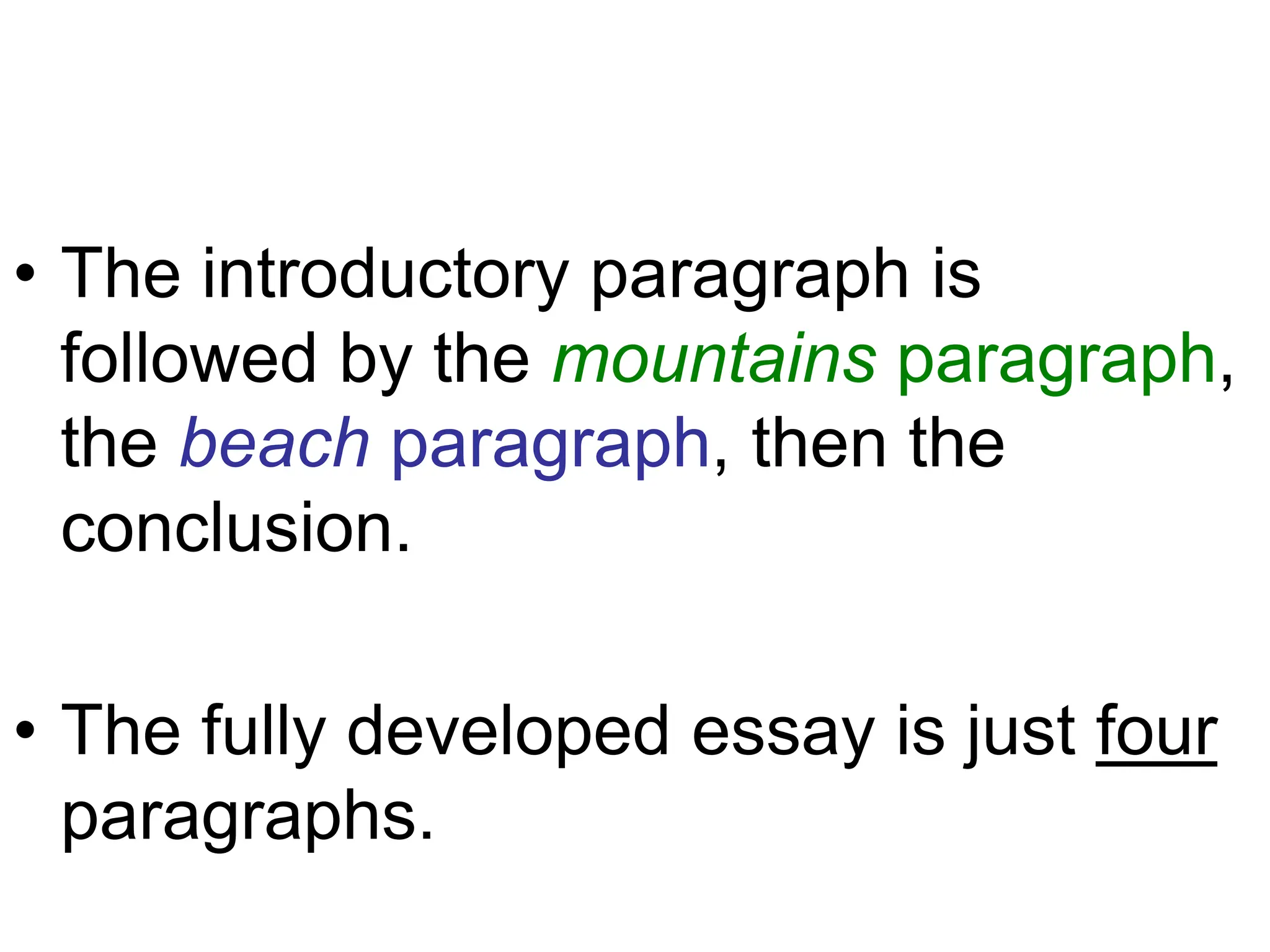Comparison and contrast paragraph ppt