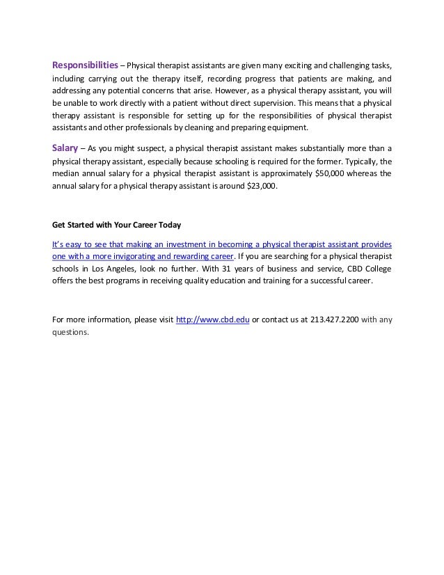 What is the Difference between a Physical Therapist Assistant and a