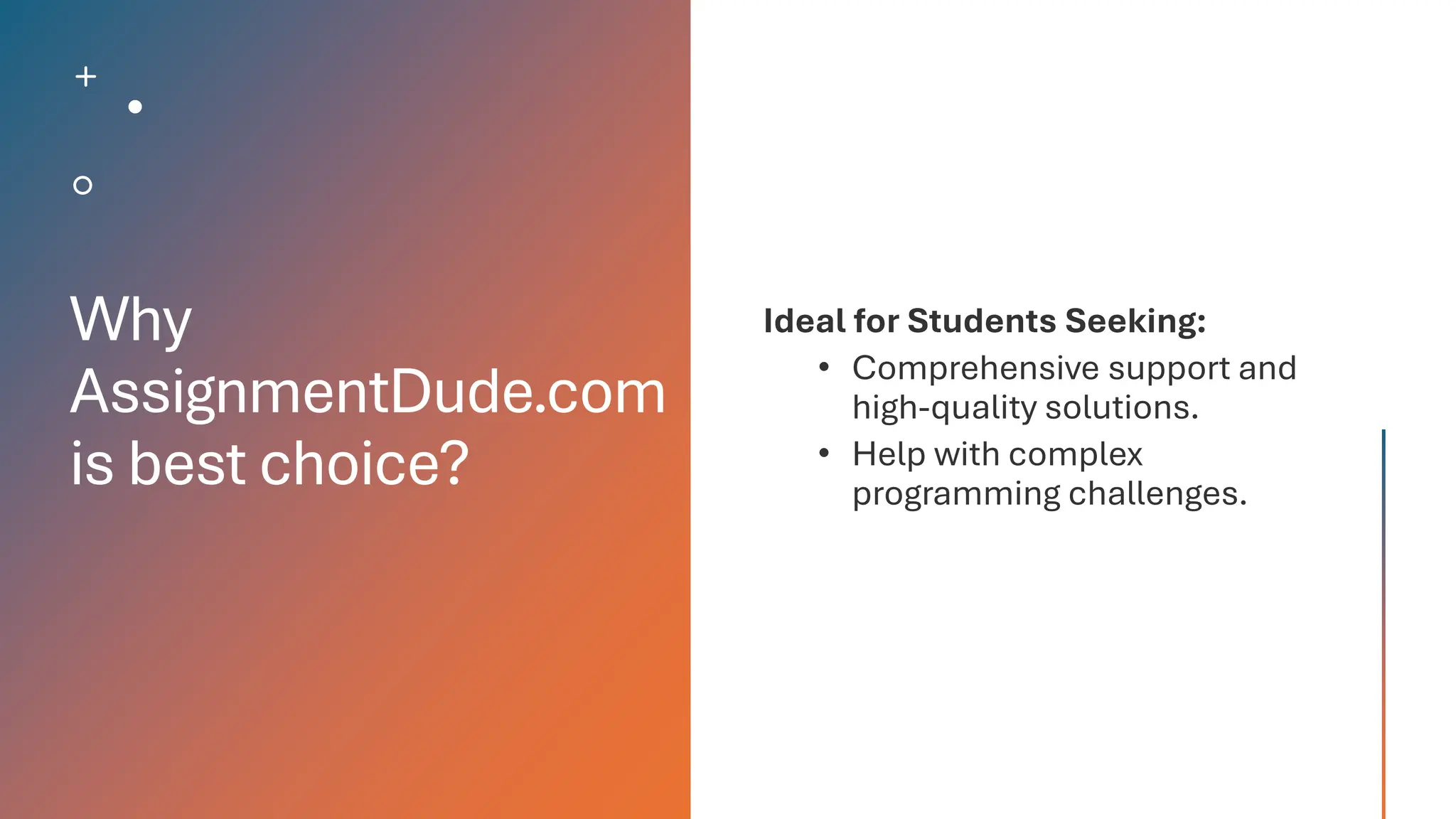 Why
AssignmentDude.com
is best choice?
 