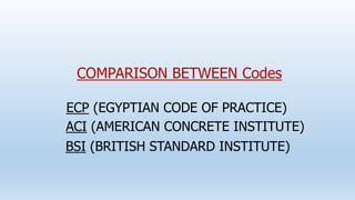 COMPARISON BETWEEN CODES | PDF