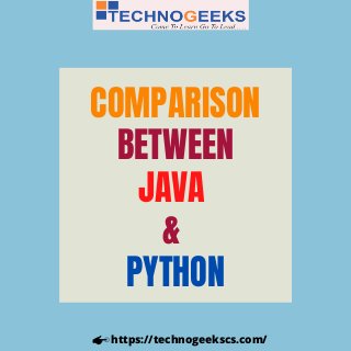 Comparison Between Java And Python | PDF