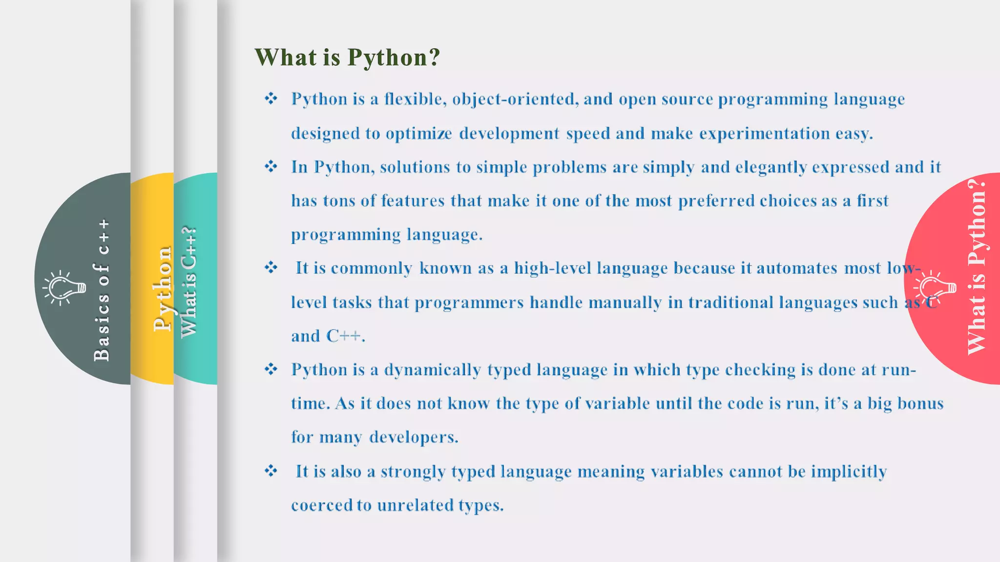 Comparison between python and c++ | PDF | Programming Languages | Computing