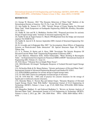 Comparison between static and dynamic analysis of elevated water tank 2 ...