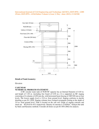 Comparison between static and dynamic analysis of elevated water tank 2 ...