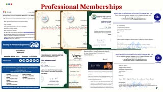 Professional Memberships
 