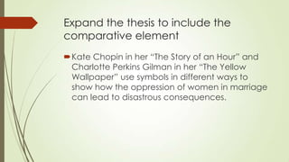 Writing a Comparison contrast literary analysis | PPTX