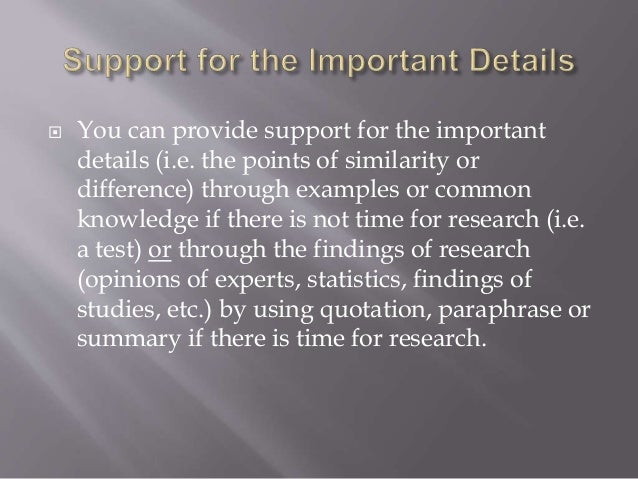  Compare Contrast Paragraph Examples How To Write A Compare And 
