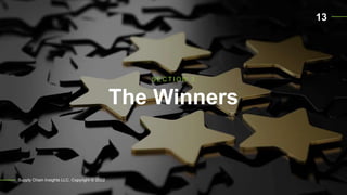 The Winners
Supply Chain Insights LLC. Copyright © 2022
S E C T I O N 3
13
 