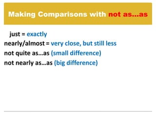 Comparison just nearly quite | PPTX