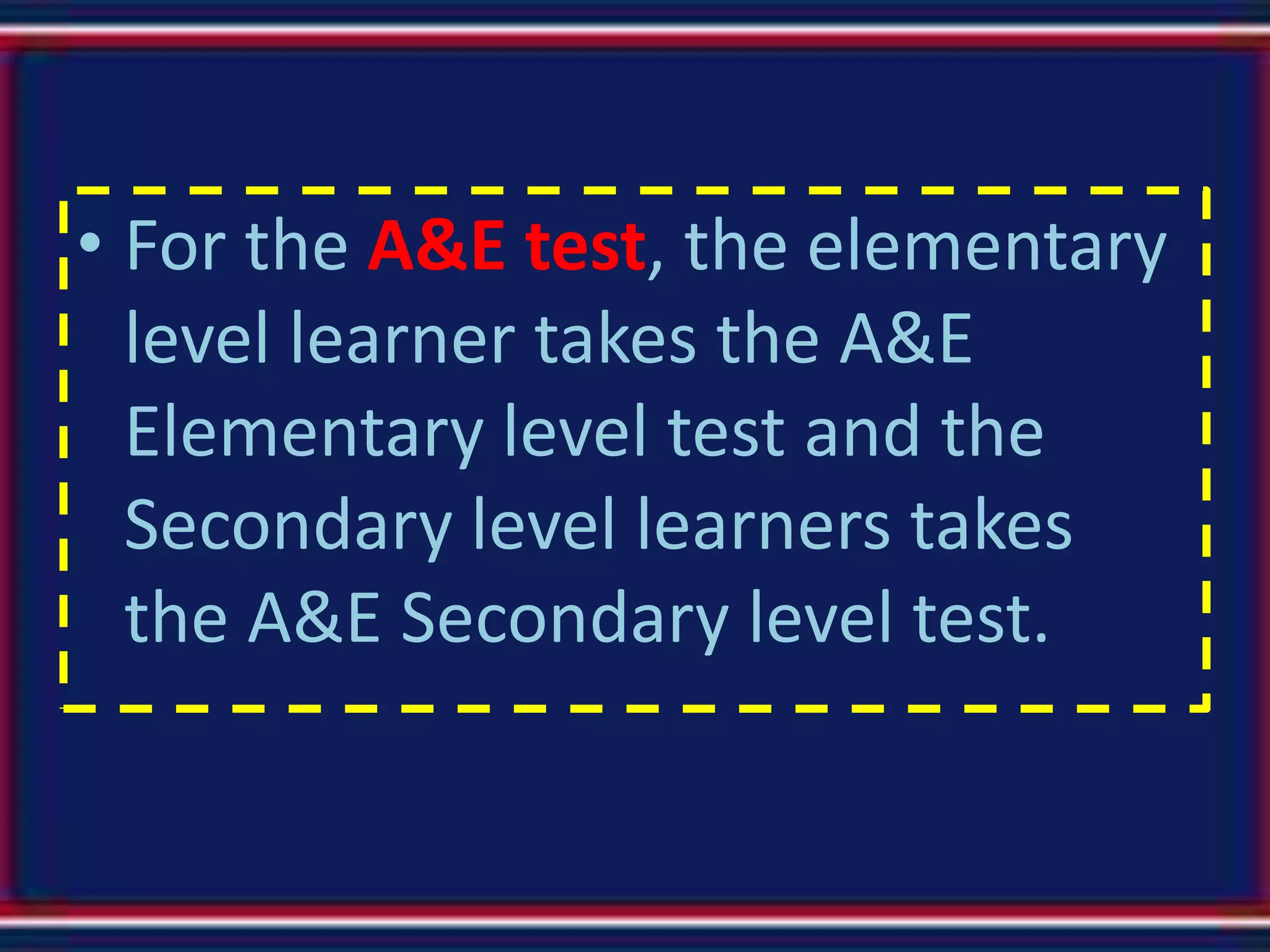 Comparison made between the als ang formal education | PPTX