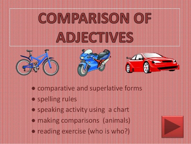 Comparison of adjective
