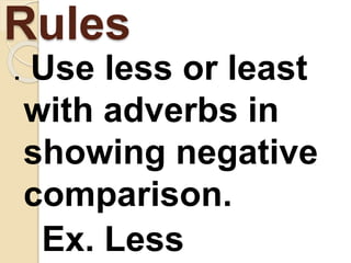Comparison of adverbs gr3 | PPT